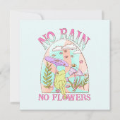 雨が降らなければ花は咲かない - 鮮やかな花とキノコ (正面)