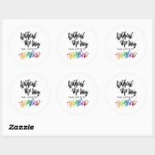 雨が降らなければ虹は出ない ラウンドシール (シート)