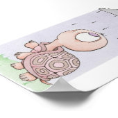 雨が降り過ぎる ポスター (角)