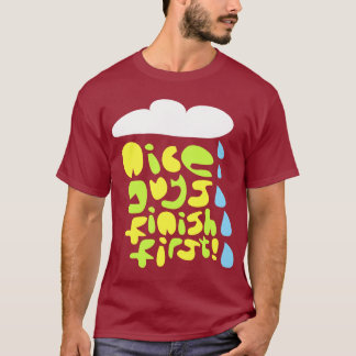 雨が降ること! 人=] Tシャツ