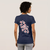 雨が降るさくらんぼ Tシャツ (裏面フル)