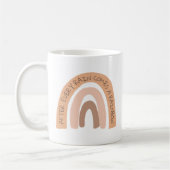 雨が降るたび来に虹が コーヒーマグカップ (左)