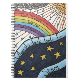 雨が降るとき虹を捜して下さい ノートブック