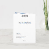 雨が降ると犬が元気になる カード (裏面)