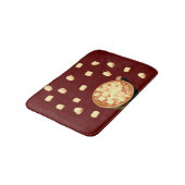 雨が降るマシュマロとホットチョコレート バスマット (アングル)