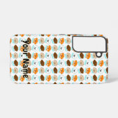 雨が降る猫と犬 –  SAMSUNG GALAXYケース (裏面横)