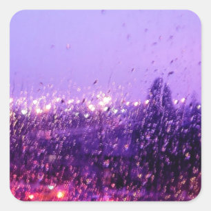 雨が降る スクエアシール