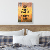 雨が降保る キャンバスプリント (インサイチュ (寝室))