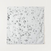 雨が雨滴を滴らせる タペストリー (正面(横))