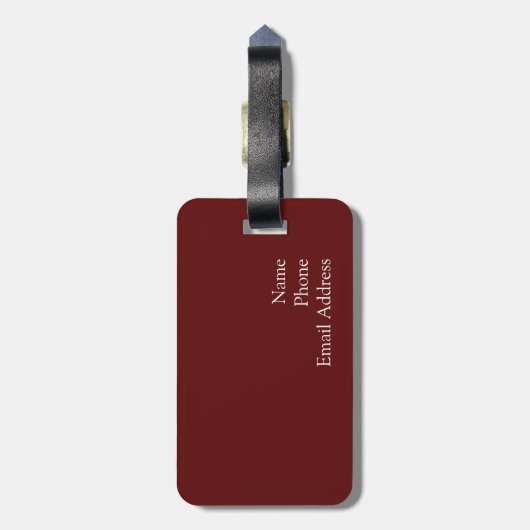 雨で買物をすること ラゲッジタグ (裏面縦)