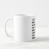 雨で踊ること コーヒーマグカップ (左)