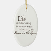 雨で踊ること セラミックオーナメント (右)