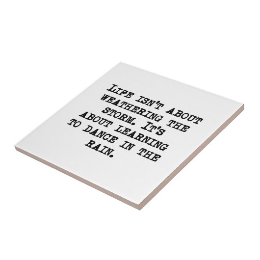 雨で踊る学ぶこと タイル (側面)