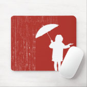 雨と遊ぶこと マウスパッド (マウス)