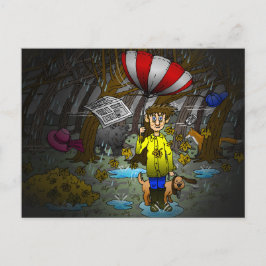 雨と風の強い日 シーズンポストカード