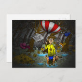 雨と風の強い日 シーズンポストカード (正面/裏面)