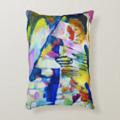 雨と風景バイワッシリーカンディンスキー アクセントクッション (正面(垂直))