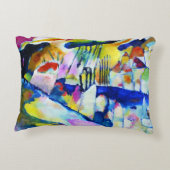 雨と風景バイワッシリーカンディンスキー アクセントクッション (裏面)