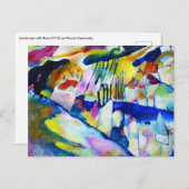 雨と風景バイワッシリーカンディンスキー ポストカード (正面/裏面)