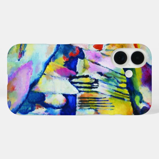 雨と風景バイワッシリーカンディンスキー Case-Mate iPhoneケース (裏面 (横))