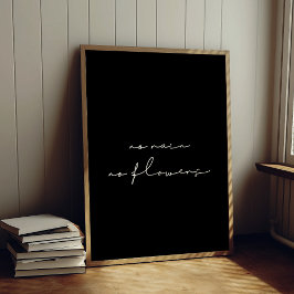 雨なし花なし ポスター