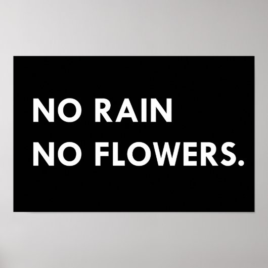 雨なし花なし ポスター (正面)