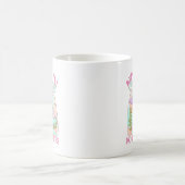 雨なし、花なし | のインスパイアフローラとキノコ コーヒーマグカップ (中央)