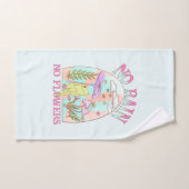 雨なし、花なし | のインスパイアフローラとキノコ バスタオルセット (ハンドタオル)