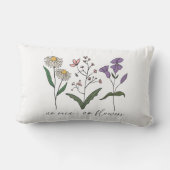 雨なし、花なし ランバークッション (裏面)