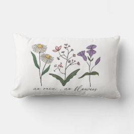 雨なし、花なし ランバークッション