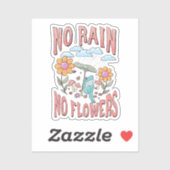 「雨なし、花なし」 | 感動的フローラ シール (シート)