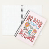 「雨なし、花なし」 | 感動的フローラ ノートブック (内側)