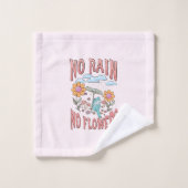 「雨なし、花なし」 | 感動的フローラ バスタオルセット (ウォッシュタオル)