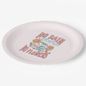 「雨なし、花なし」 | 感動的フローラ ペーパープレート (アングル)