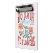 「雨なし、花なし」 | 感動的フローラ ミニクリップボード (アングル2)