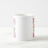 雨なし、花なし – 鮮やかフローラ感動的 コーヒーマグカップ (中央)