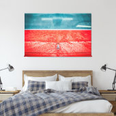 雨にキスされたエンブレム キャンバスプリント (インサイチュ (寝室))