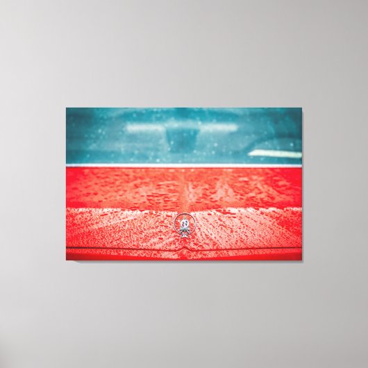 雨にキスされたエンブレム キャンバスプリント (正面)