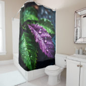 「雨にキス離れされた自然のパレット」 シャワーカーテン (インサイチュ)