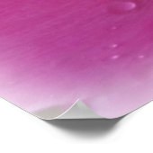 雨に濡れた一枚の花びら ポスター (角)