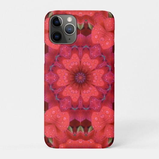 雨に濡れた緋色の万華鏡 Case-Mate iPhoneケース (裏)