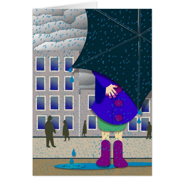 雨に立つこと (正面)