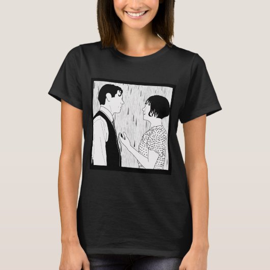 雨に立つ Tシャツ (正面)