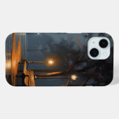 雨のささやき – エモーショナルオイルペインティングベンチ Case-Mate iPhoneケース (裏面 (横))
