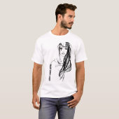 雨のような破損 Tシャツ (正面フル)