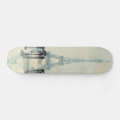 雨のエッフェル塔|パリ スケートボード (横)