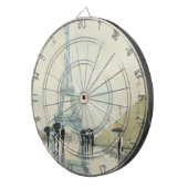 雨のエッフェル塔|パリ ダーツボード (正面右)