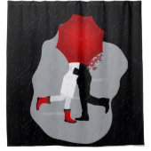 雨のキス シャワーカーテン (正面)