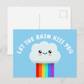 雨のキス ポストカード (正面/裏面)