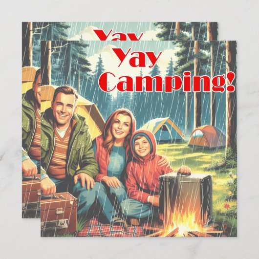 雨のキャンプ最高! (正面/裏面)